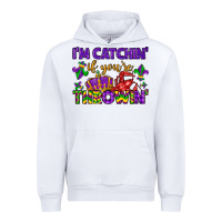 White i m catchin if you re throwin Urban Hoodie - LillyAllenDesigns