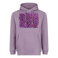 Lavender lilac leopard with red glitter Heavyweight Hoodie - Artiststas