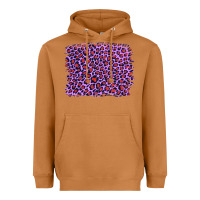 Meerkat lilac leopard with red glitter Heavyweight Hoodie - Artiststas