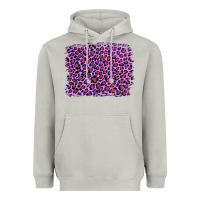 Moon Dust lilac leopard with red glitter Heavyweight Hoodie - Artiststas