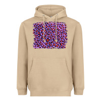 Mushroom lilac leopard with red glitter Heavyweight Hoodie - Artiststas