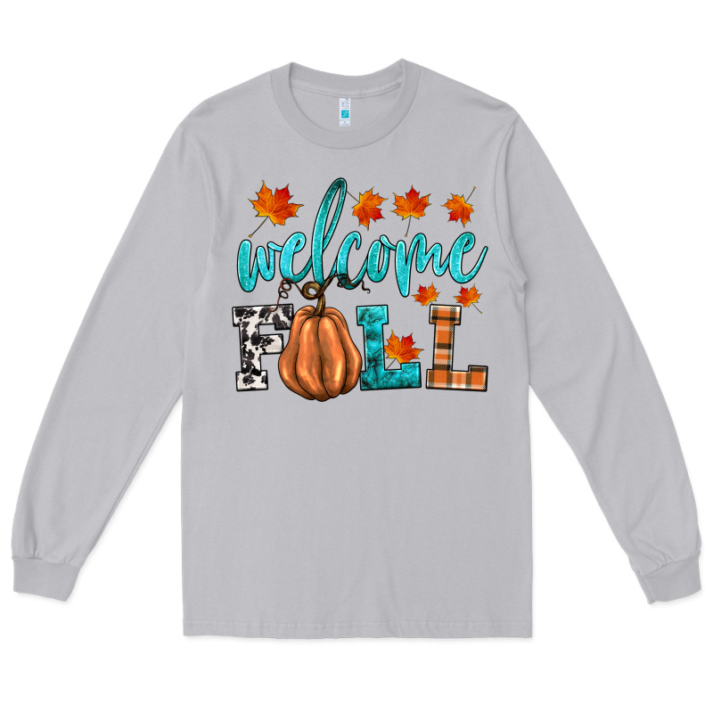 Welcome Fall Long Sleeve Tee by HRA Design Shop | Teevron