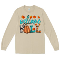 Mushroom welcome fall Long Sleeve Tee - HRA Design Shop