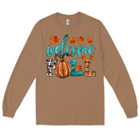 Toasted Coconut welcome fall Long Sleeve Tee - HRA Design Shop