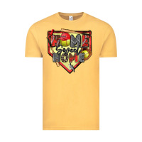 Vintage Mustard home sweet home softball Vintage Tee - Zillion Design Studio