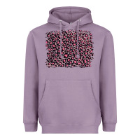 Lavender pink leopard with pink glitter Heavyweight Hoodie - Artiststas