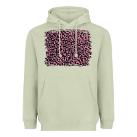 Matcha pink leopard with pink glitter Heavyweight Hoodie - Artiststas