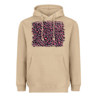 Mushroom pink leopard with pink glitter Heavyweight Hoodie - Artiststas