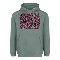 Sage pink leopard with pink glitter Heavyweight Hoodie - Artiststas