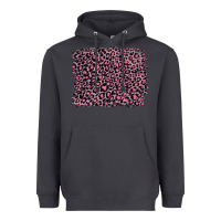 Smoke pink leopard with pink glitter Heavyweight Hoodie - Artiststas