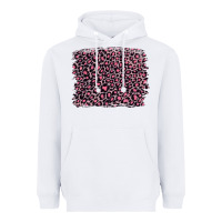 White pink leopard with pink glitter Heavyweight Hoodie - Artiststas