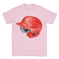 Bubblegum Pink red baseball helmet fa element Classic Tee - FaDigitalArtStudio