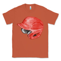Copper red baseball helmet fa element Classic Tee - FaDigitalArtStudio