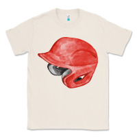 Natural red baseball helmet fa element Classic Tee - FaDigitalArtStudio