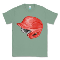 Sage red baseball helmet fa element Classic Tee - FaDigitalArtStudio