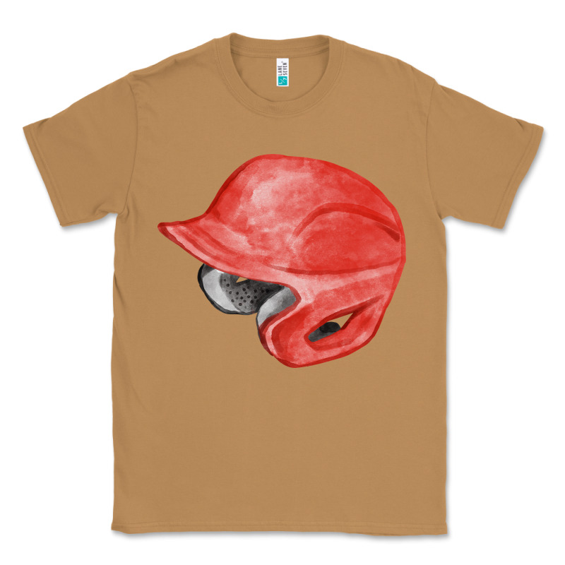 Red Baseball Helmet Fa Element Classic Tee by FaDigitalArtStudio | Teevron
