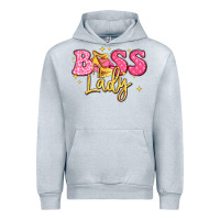 Heather Grey boss lady Urban Hoodie - LillyAllenDesigns