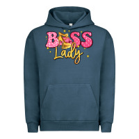 Pigment Midnight Navy boss lady Urban Hoodie - LillyAllenDesigns