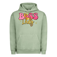 Pigment Oil Green boss lady Urban Hoodie - LillyAllenDesigns