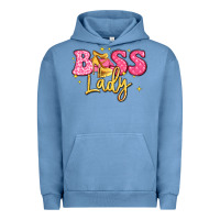 Pigment Pebble Blue boss lady Urban Hoodie - LillyAllenDesigns