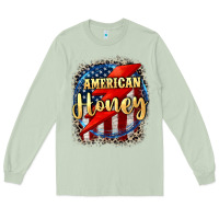 Matcha American honey 4th of july Long Sleeve Tee - CowGirlArtShop