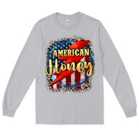 Moon Dust American honey 4th of july Long Sleeve Tee - CowGirlArtShop