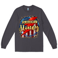 Smoke American honey 4th of july Long Sleeve Tee - CowGirlArtShop