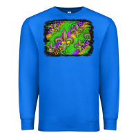 True Royal mardi gras fleur de lis background Premium Sweatshirt - Jasminsmagicworld