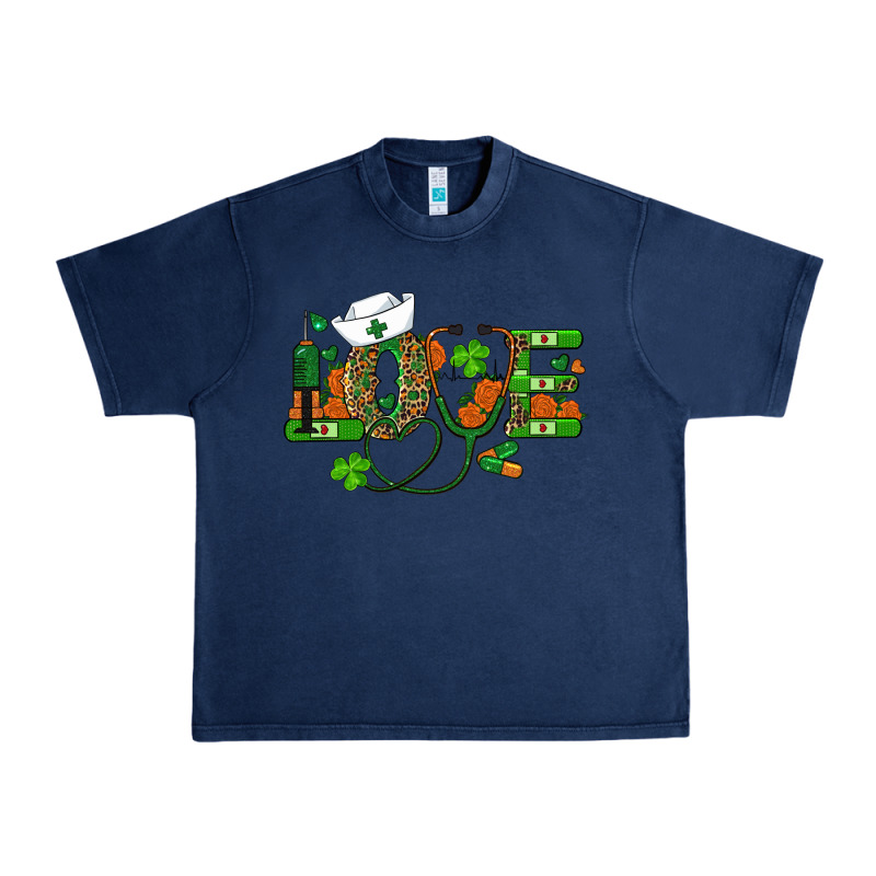 St Patricks Day Love Nurse Urban Heavy Tee by RanaPortraitStore | Teevron