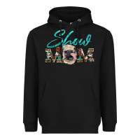 Black show mom aztec cowhide heifer Heavyweight Hoodie - Artiststas
