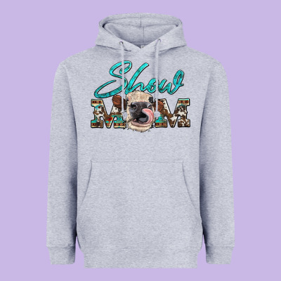 Show Mom Aztec Cowhide Heifer Heavyweight Hoodie Designed By Artiststas