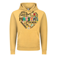 Vintage Mustard retro maestra word Vintage Hoodie - JahusDesignShop