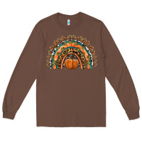 Chestnut fall pumpkin rainbow Long Sleeve Tee - HRA Design Shop