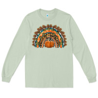Matcha fall pumpkin rainbow Long Sleeve Tee - HRA Design Shop