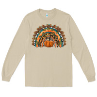 Mushroom fall pumpkin rainbow Long Sleeve Tee - HRA Design Shop