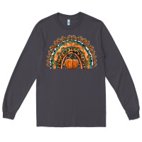Smoke fall pumpkin rainbow Long Sleeve Tee - HRA Design Shop