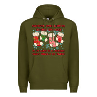 Army Green stockings were hung by chimney Premium Hoodie - MaliasSmallBusiness