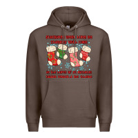 Coffee stockings were hung by chimney Premium Hoodie - MaliasSmallBusiness