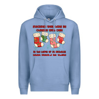 Colony Blue stockings were hung by chimney Premium Hoodie - MaliasSmallBusiness
