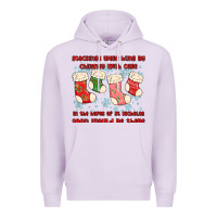 Lilac stockings were hung by chimney Premium Hoodie - MaliasSmallBusiness