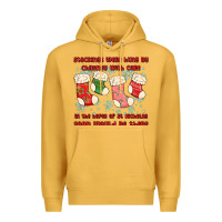 Mustard stockings were hung by chimney Premium Hoodie - MaliasSmallBusiness
