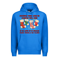 Stockings Were Hung By Chimney Premium Hoodie | Teevron