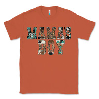 Copper Western Mama's Boy Classic Tee - CowhideDigitalArt
