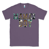 Lavender Western Mama's Boy Classic Tee - CowhideDigitalArt