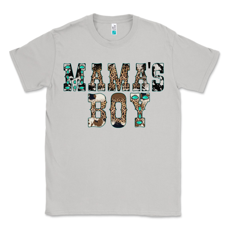 Western Mama's Boy Classic Tee by CowhideDigitalArt | Teevron