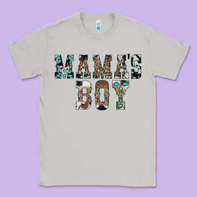Western Mama's Boy Classic Tee Designed By Cowhidedigitalart