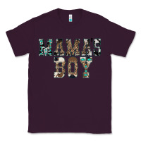Plum Western Mama's Boy Classic Tee - CowhideDigitalArt
