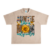 French Oak auntie like a mom only cooler Urban Heavy Tee - Zillion Design Studio