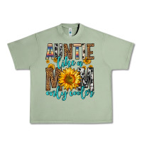 Oil Green auntie like a mom only cooler Urban Heavy Tee - Zillion Design Studio