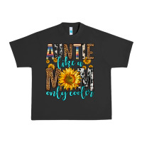 Pigment Black auntie like a mom only cooler Urban Heavy Tee - Zillion Design Studio